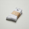 Saint Tears Sport Ribbed Socks in white, ribbed fabric, athletic style